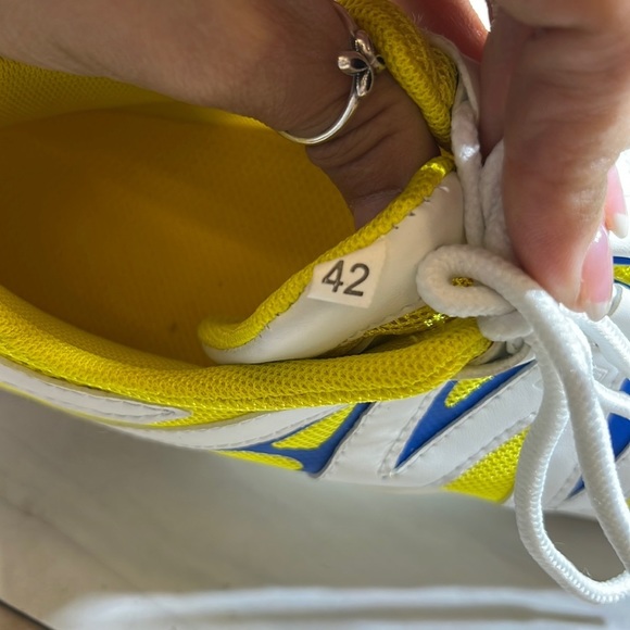 Unbranded Men’s Sneaker White/Yellow sz 9 - Picture 8 of 8